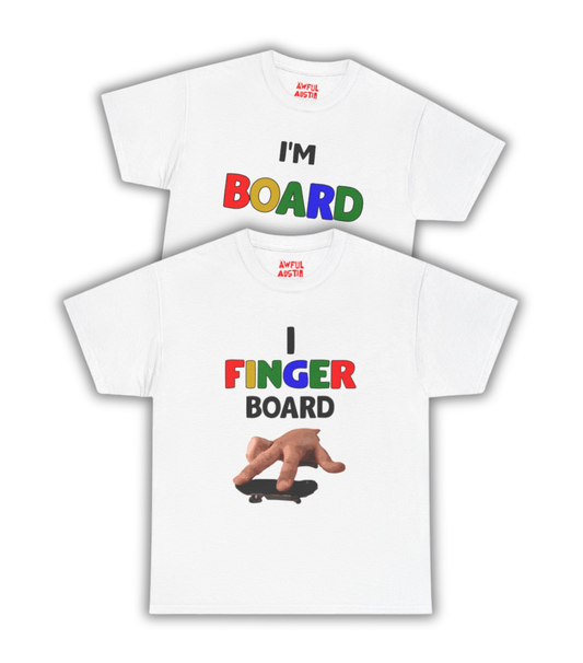 I Finger Board Couple's Shirt
