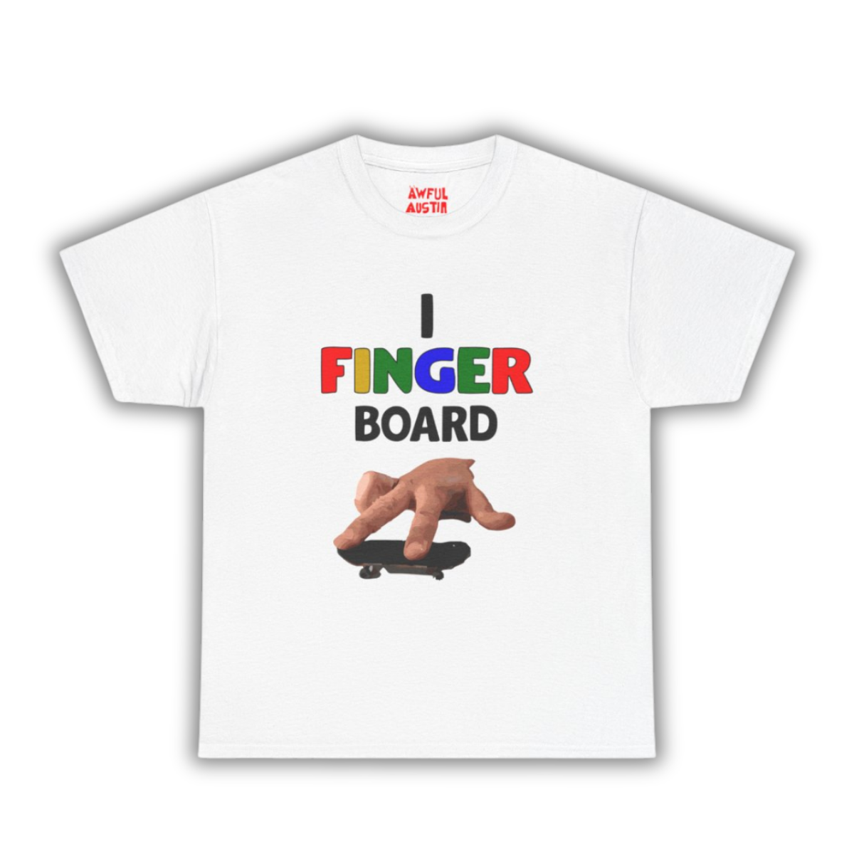 I Finger Board Couple's Shirt