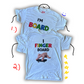 I Finger Board Couple Shirts
